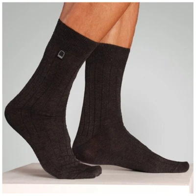 Dailybread Bio-Business-Socken gerippt, 2er Pack