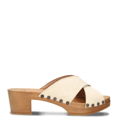 Daphne Pinatex Vegan Heel Criss-cross Sandals