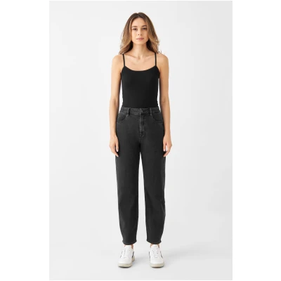 Dawn Damen vegan Jeans Stardust Schwarz