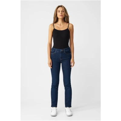 Dawn Damen vegan Jeans Stellar Dunkelblau