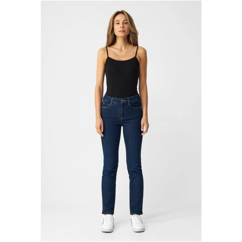 Dawn Damen vegan Jeans Stellar Dunkelblau