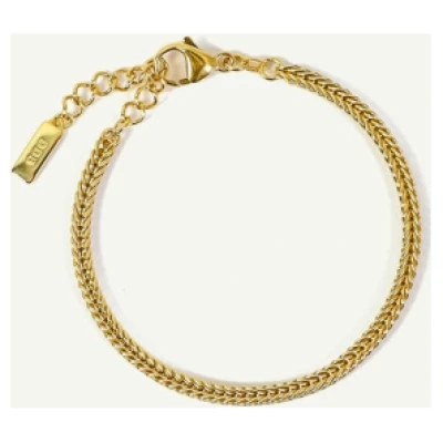 Dear Darling Berlin Damen vegan Armband Eleganter Fuchsschwanz Gold