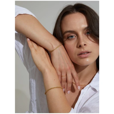 Dear Darling Berlin Damen vegan Armband Eleganter Fuchsschwanz Gold