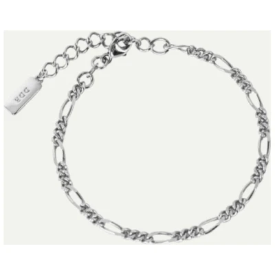 Dear Darling Berlin Damen vegan Armband Figaro Silber