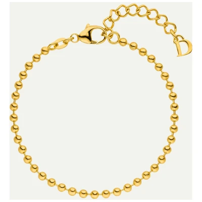 Dear Darling Berlin Damen vegan Armband Kugelkette Gold