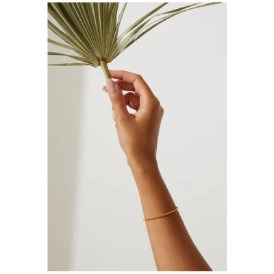 Dear Darling Berlin Damen vegan Armband Kugelkette Gold