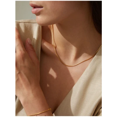 Dear Darling Berlin Damen vegan Halskette Feines Venezianisches Gold