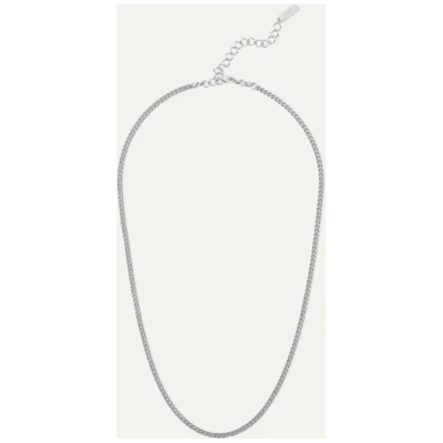 Dear Darling Berlin Damen vegan Halskette Fine Curb Silver