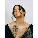 Dear Darling Berlin Damen vegan Halskette Langer Anker Gold