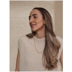 Dear Darling Berlin Damen vegan Halskette Langer Doppelanker Gold