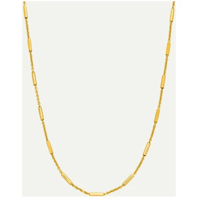 Dear Darling Berlin Damen vegan Halskette Mit Stäben Zartes Gold