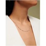 Dear Darling Berlin Damen vegan Halskette Mit Stäben Zartes Silber