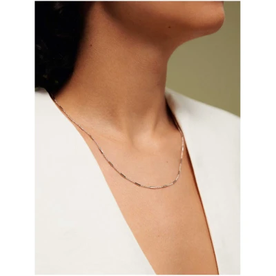Dear Darling Berlin Damen vegan Halskette Mit Stäben Zartes Silber