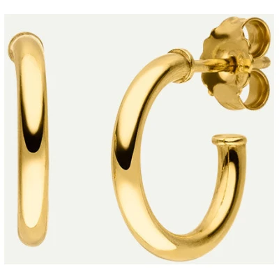 Dear Darling Berlin Damen vegan Ohrringe Essential Hoop (S) Gold