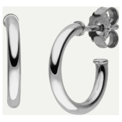 Dear Darling Berlin Damen vegan Ohrringe Essential Hoop (S) Silber