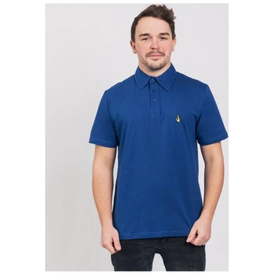 Degree Clothing Herren Poloshirt aus Bio-Baumwolle - "Good Hand" - blau