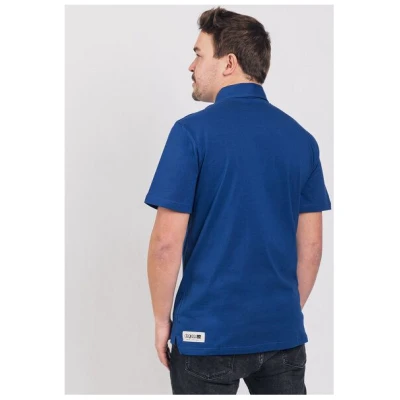 Degree Clothing Herren Poloshirt aus Bio-Baumwolle - "Good Hand" - blau