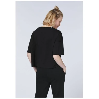 Detto Fatto Boxy Yoga-Shirt aus Micro-Sweat