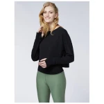 Detto Fatto Cropped Yoga-Sweatshirt aus Micro-Sweat