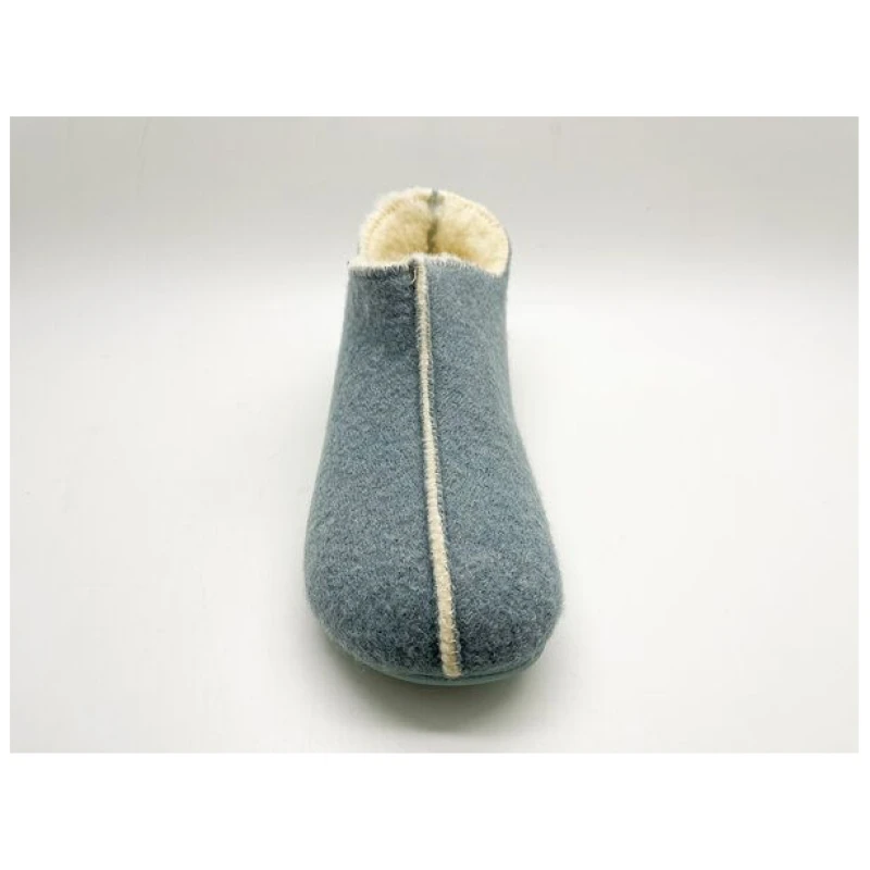 Die Slipper Booties "thies ®" aus weichem Wollfilz, fair produziert