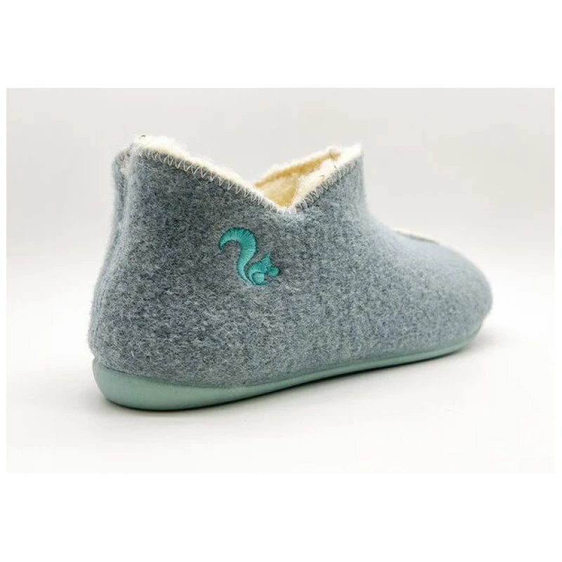 Die Slipper Booties "thies ®" aus weichem Wollfilz, fair produziert