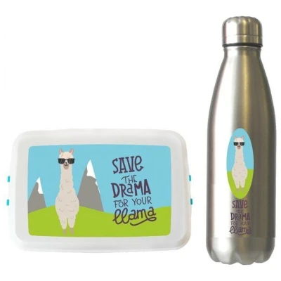 Dora's Dora's Lama Set Trinkflasche und Lunchbox