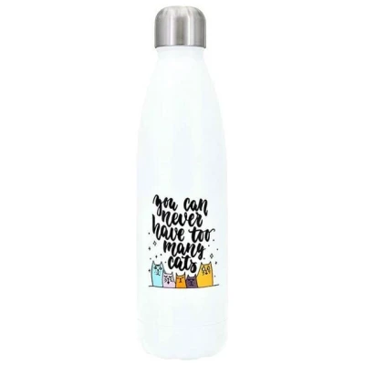 Dora's Edelstahl Trinkflasche Katze