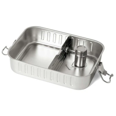 ECO Brotbox - Lunchbox - unterteilbar - 4er Set - Marmita+