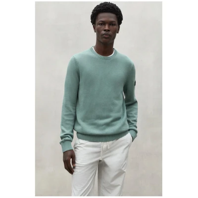 Ecoalf Herren vegan Strickpullover Tail Mintgrün
