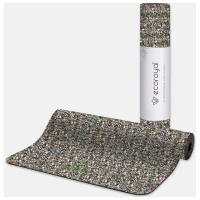 Ecoroyal Yogamatte aus Kork + recyceltem Schuhgummi I Korkmatte aus Portugal