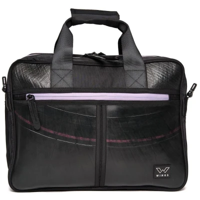 Ecowings Damen vegan Laptoptasche Elegant Eagle Grey