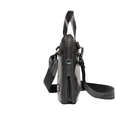 Ecowings Herren vegan Laptoptasche Edelpfau Schwarz