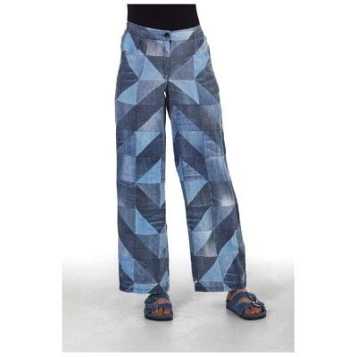 Elemente Clemente Hose Amoni mit Patchwork Druck