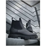 Ella & Witt Damen vegan Chelsea Boot Fossey Schwarz