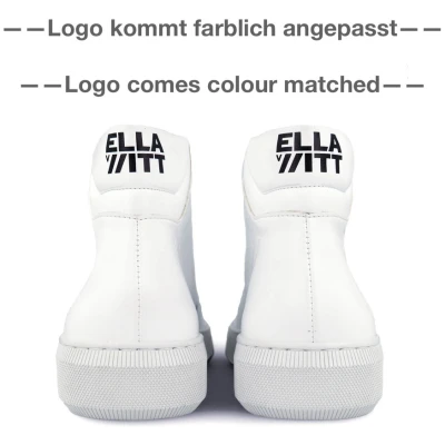 Ella & Witt Damen vegan Hoher Sneaker Adams Braun