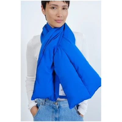 Embassy of Bricks and Logs Damen vegan Halstuch Hervey Puffer Blau