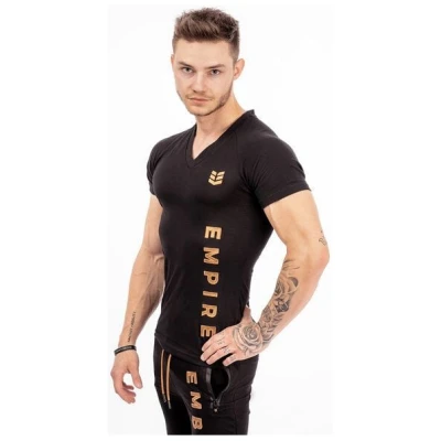 Empire Embodied Sportswear Sportshirt/Kurzarm-Funktionsshirt/T-Shirt Bio-Baumwolle V-Ausschnitt