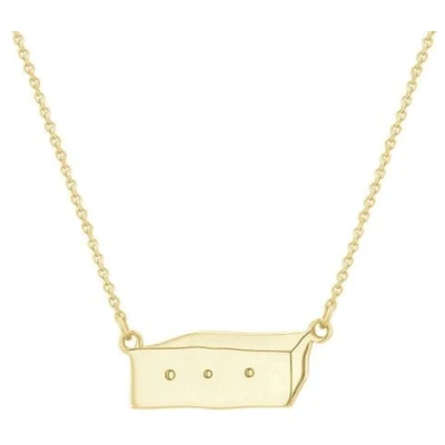 Eppi Kette aus Gold mit einem Kasten Der Kleine Prinz