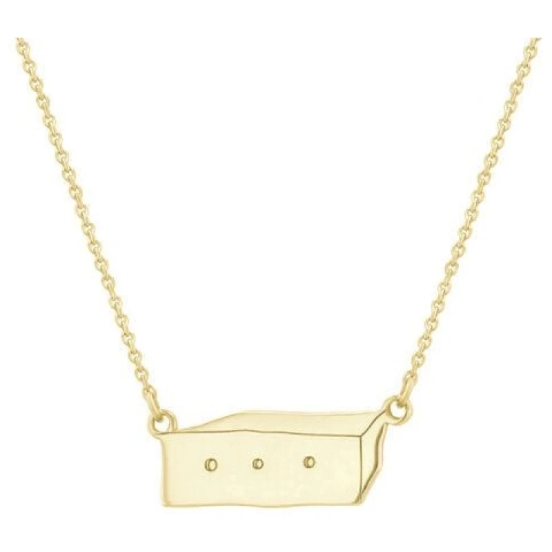 Eppi Kette aus Gold mit einem Kasten Der Kleine Prinz