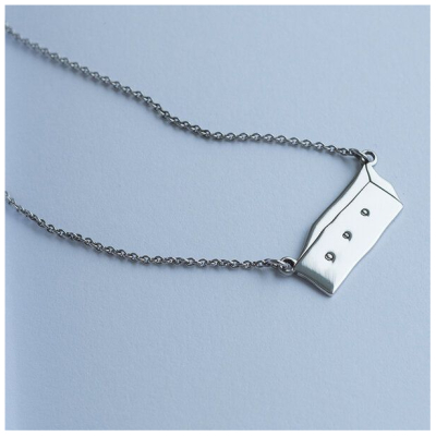 Eppi Kette aus Silber mit einem Kasten Der Kleine Prinz