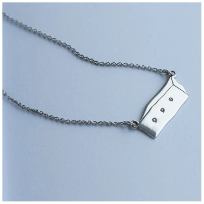 Eppi Kette aus Silber mit einem Kasten Der Kleine Prinz