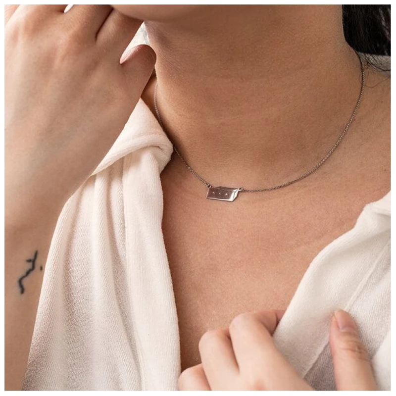 Eppi Kette aus Silber mit einem Kasten Der Kleine Prinz