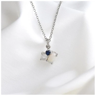 Eppi Minimalistische Kette mit Anhänger Loviise