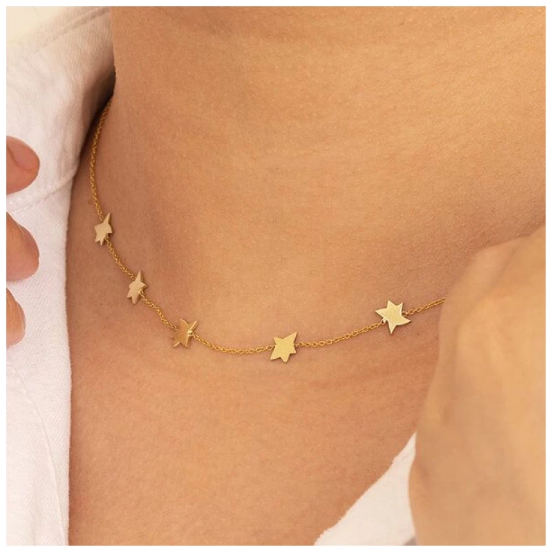 Eppi Silberne Kette mit Sternen Der Kleine Prinz