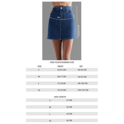 Evermind Jeansrock - WA2022