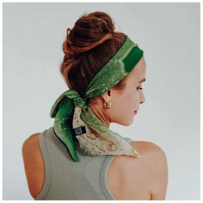 FAIR SQUARED Haarband, aus upgecycelten Saris, jedes ein Unikat