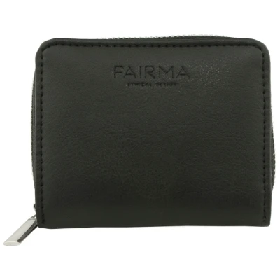 FAIRMA ETHICAL DESIGN Damen vegan Geldbörse Women's Mooj Small Schwarz