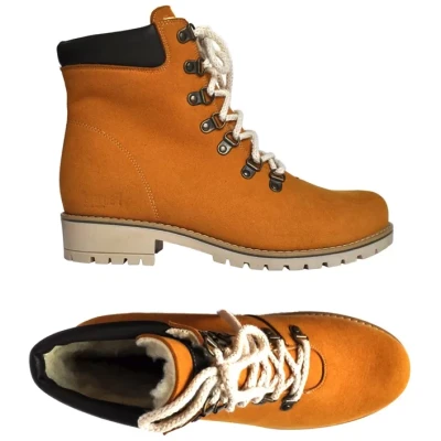 FAIRMA ETHICAL DESIGN Damen vegan Stiefel Guss Camel