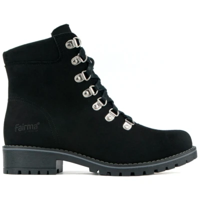 FAIRMA ETHICAL DESIGN Damen vegan Stiefel Guss Schwarz