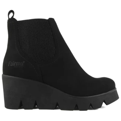 FAIRMA ETHICAL DESIGN Damen vegan Stiefel Maure Schwarz